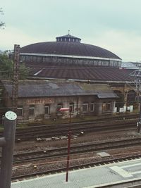 Built structures against the sky