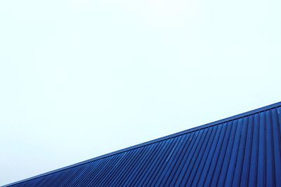 Low angle view of building against clear sky