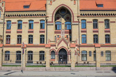 Facade of building