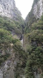 Scenic view of river flowing through rocks