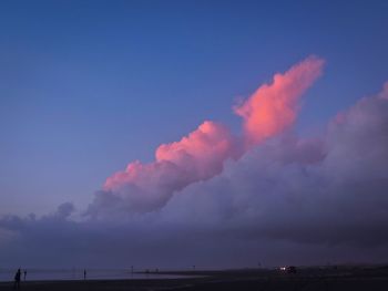 Scenic view of cloudy sky