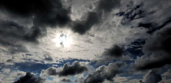 Low angle view of clouds in sky