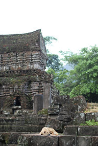 Old ruins against clear sky