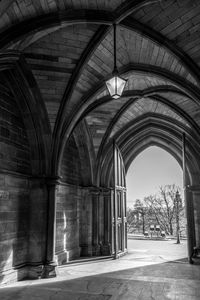 Corridor of historic building