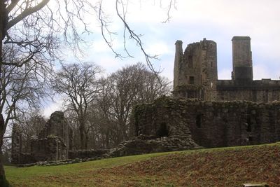 View of old ruin building