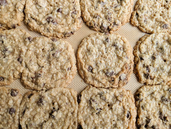 Full frame shot of cookies