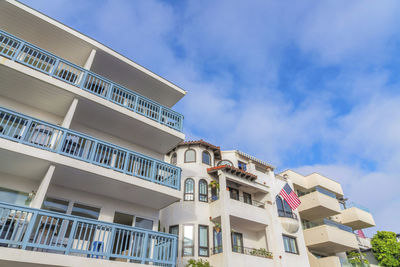 Low angle view of building against sky