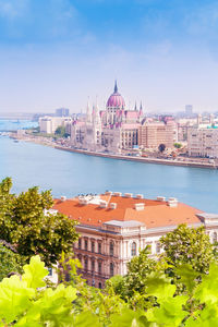 Buildings at waterfront