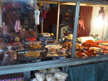 Variety of food for sale