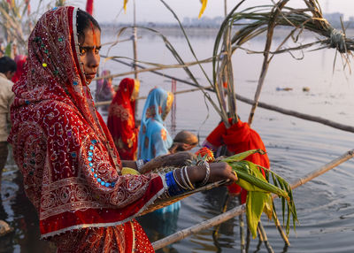 Women in traditional clothing