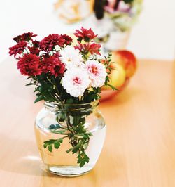 Close-up of flower vase