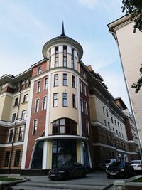 Low angle view of building against sky