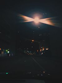 Road at night