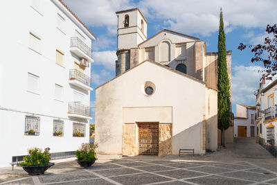 View of church