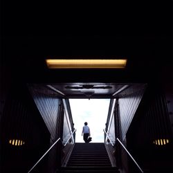 Low angle view of staircase