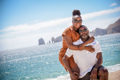 Portrait of couple on vacation 