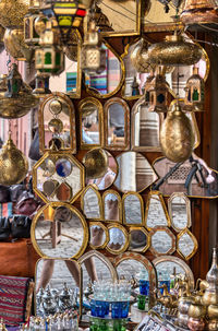Close-up of christmas decorations