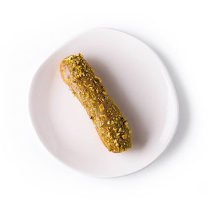 Close-up of food on white background