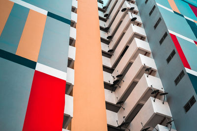 Low angle view of residential building