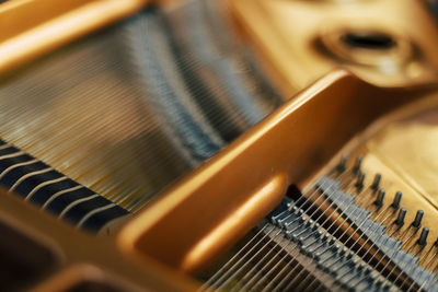 Close-up of piano