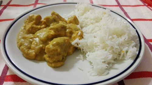 Close-up of served food