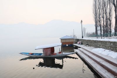 Scenic view of mountains against sky during winter, srinagar kashmir 