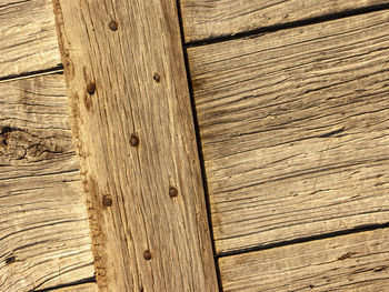 Full frame shot of wooden planks