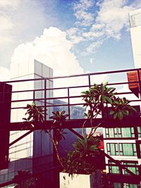 Low angle view of building against sky