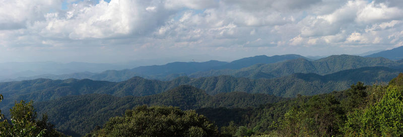 Panoramic view of landscape against sky