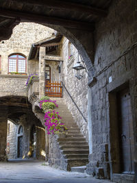 Low angle view of old building