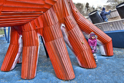 Close-up of clothes drying on clothesline