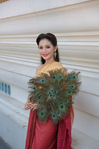 Beautiful thai woman in thai costume
