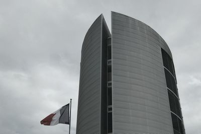 Low angle view of building against the sky