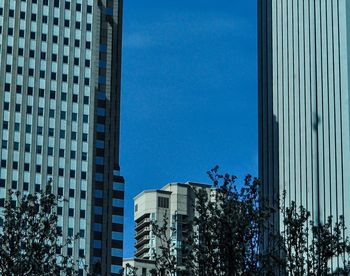 Low angle view of modern building