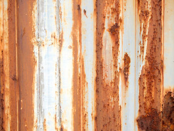 Full frame shot of rusty metal