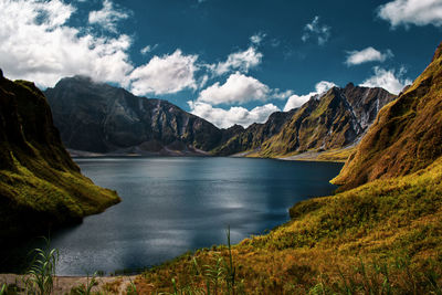 Volcanic crater of mount pinatubo