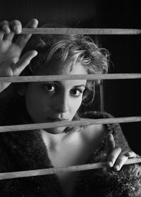 Portrait of girl looking away