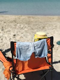 Chair on beach