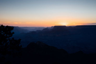 Idyllic view of grand canyon national park against sky