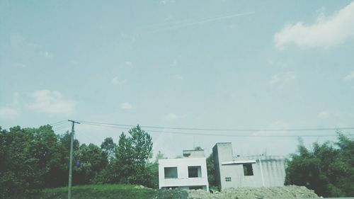 Low angle view of building against sky