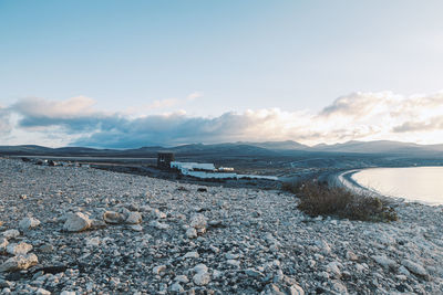 The beauty of the volcanic landscape of fuerteventura