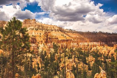 Panoramic view of landscape against sky