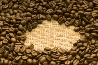 Full frame shot of coffee beans