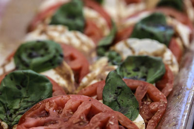 Close-up of salad in plate