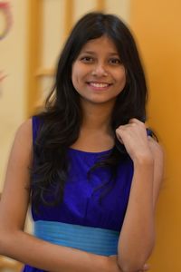 Portrait of a smiling young woman