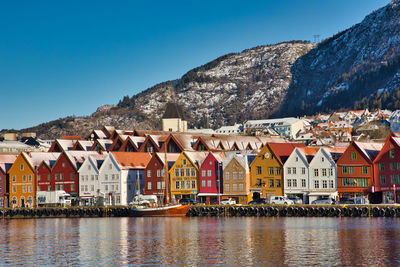 Buildings at waterfront