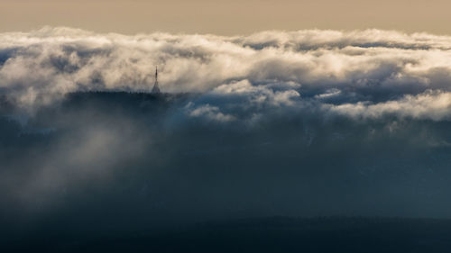 Scenic view of cloudy sky