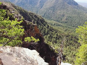 Scenic view of mountains