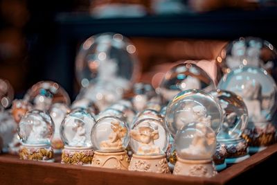 Snow globes in shop for sale