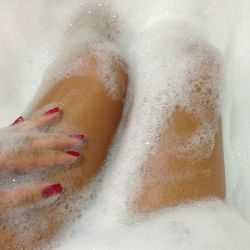 Close-up of object on wall